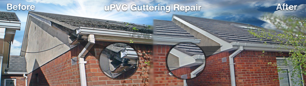 Gutter Repairs Before and After